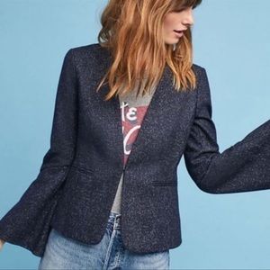 Anthropologie Navy Blazer